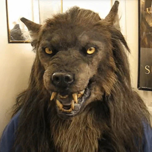 WolfMask Realistisch Weerwolfmasker – Halloween Kostuum voor Volwassenen van Siliconen en Kunstbont