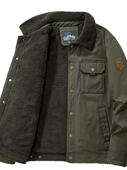 NordHaven Winter Jacket for Men – Warm Water-Repellent Coat with Lining