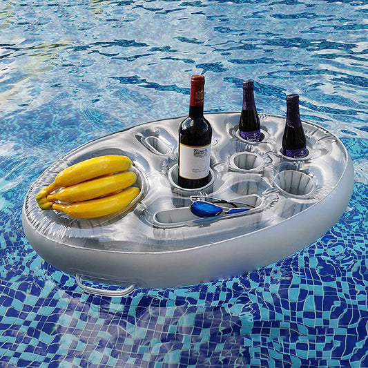 ZwembadSnacker Opblaasbare Drank- en Snackhouder voor in het Water