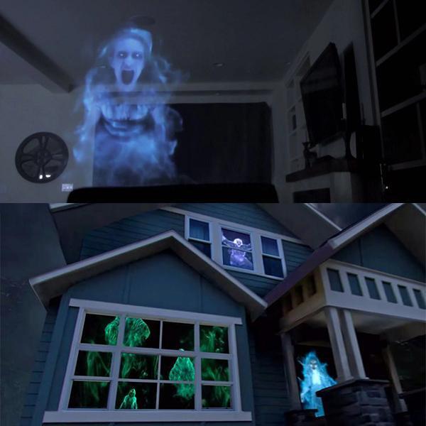 Feestelijke Vensterprojectie Set met Halloween- en Kerstfilms