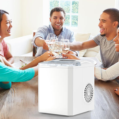 IceQuick | Snelle Tafel IJs Maker met Zelfreiniging & Kogelvormige IJsblokjes