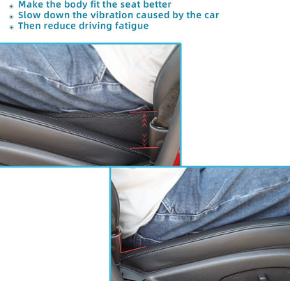 Ergonomisch autostoelkussen met geheugenschuim - 8,9 cm hoogte