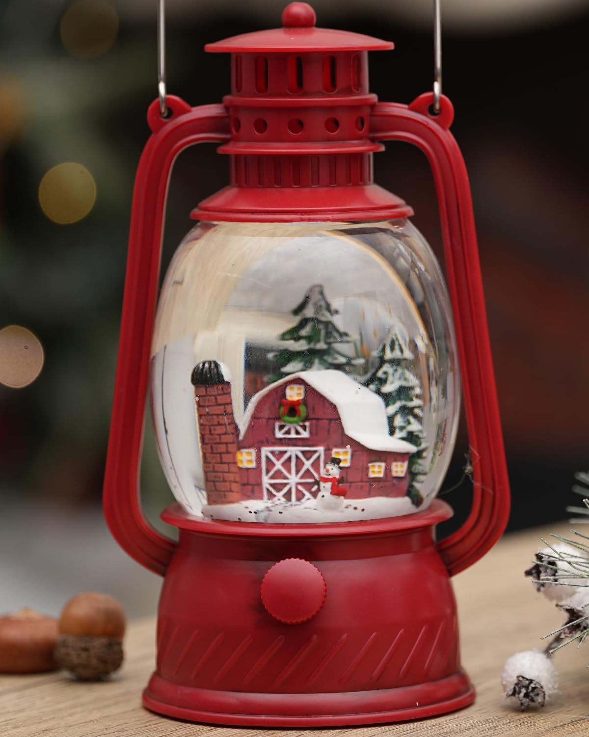 Herfst Pompoen Decoratielamp met Warm LED en 6-uurs Timer