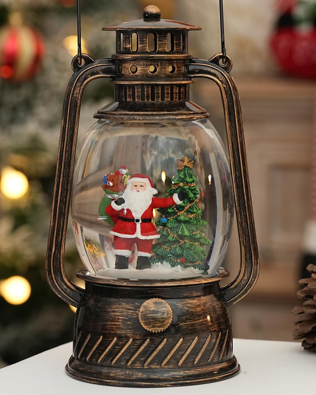 Herfst Pompoen Decoratielamp met Warm LED en 6-uurs Timer