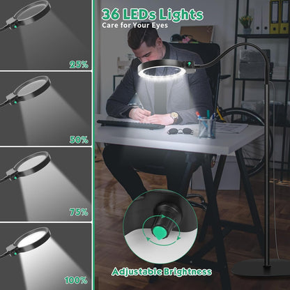 Lumivista LED Vergrootlamp met 10X en 30X Vergroting
