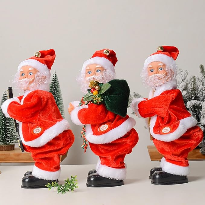 Dansende Kerstman met Bewegende Billen – Grappige Kerstdecoratie met Muziek
