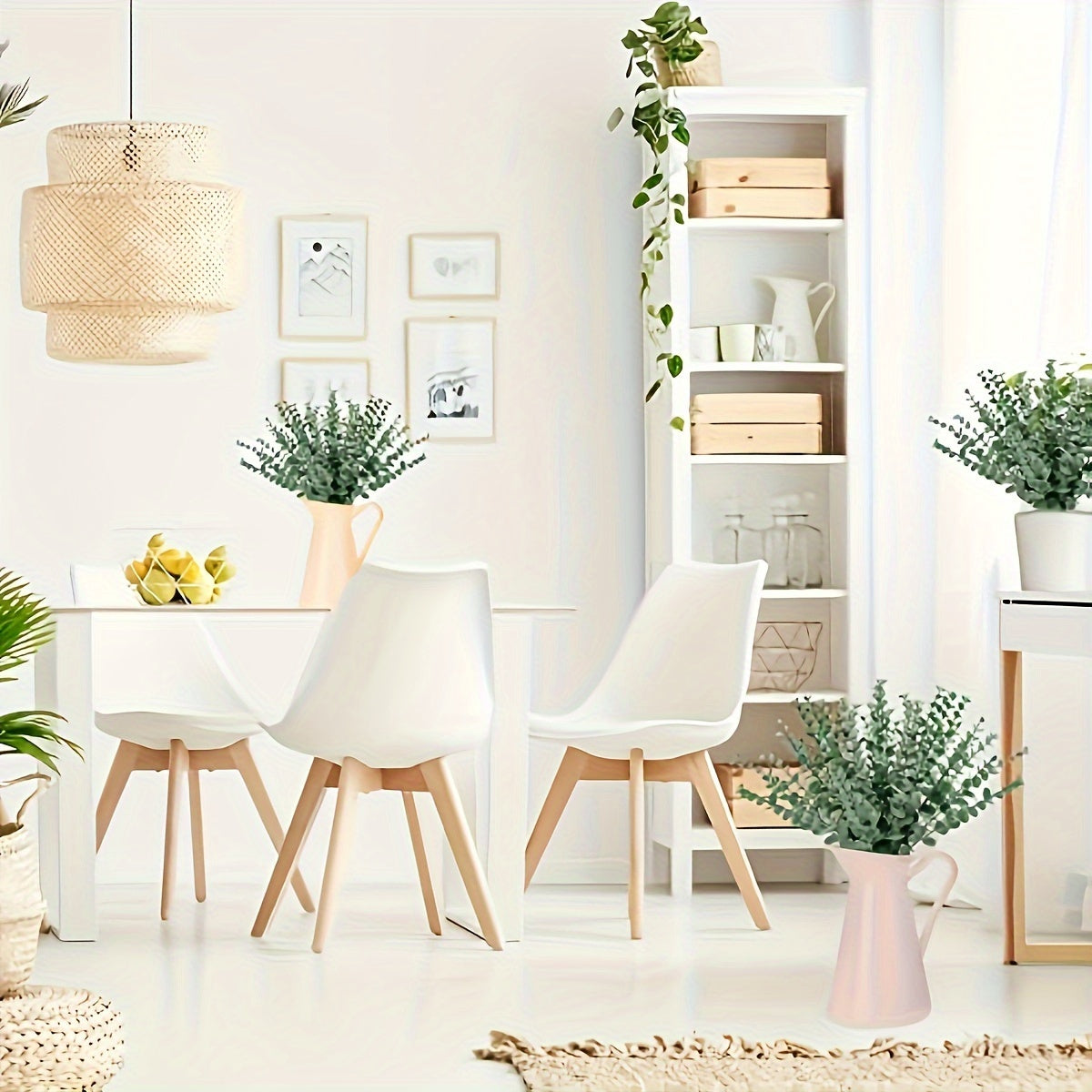 LenteEuca Kunst Eucalyptus – Decoratief Tafelstuk voor Beterschap of Chanoeka