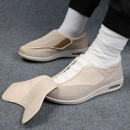 Comfortabele Brede Steunschoenen voor Gezwollen Voeten – Ademend & Ondersteunend