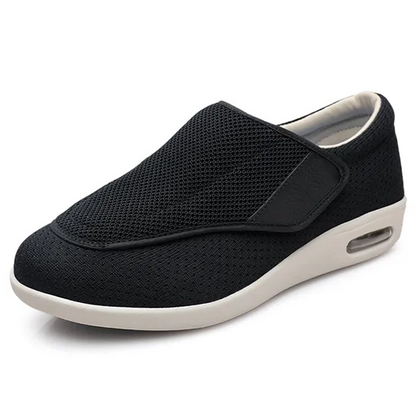 Comfortabele Brede Steunschoenen voor Gezwollen Voeten – Ademend & Ondersteunend