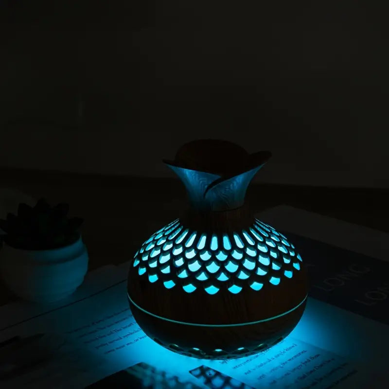 Bloem Aroma Vernevelaar - Moderne Diffuser met Nachtlampje