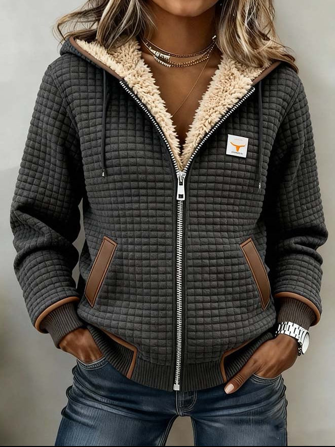 Fleece Thermo Winterjas - Gewatteerde Fleecejack voor Koude Seizoenen