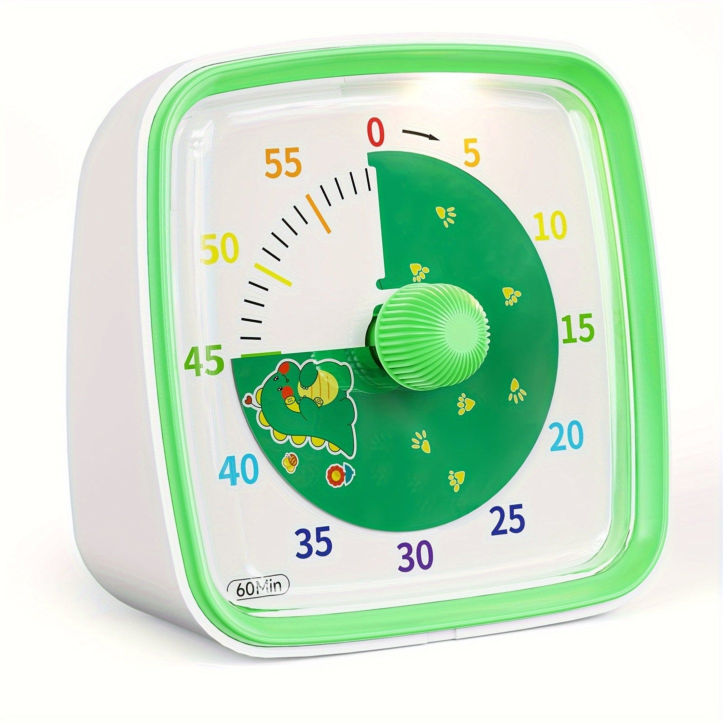 Regenboog Tijdbeheer Timer – Visuele 60-Minuten Afteltimer voor Studie, Werk en Thuis