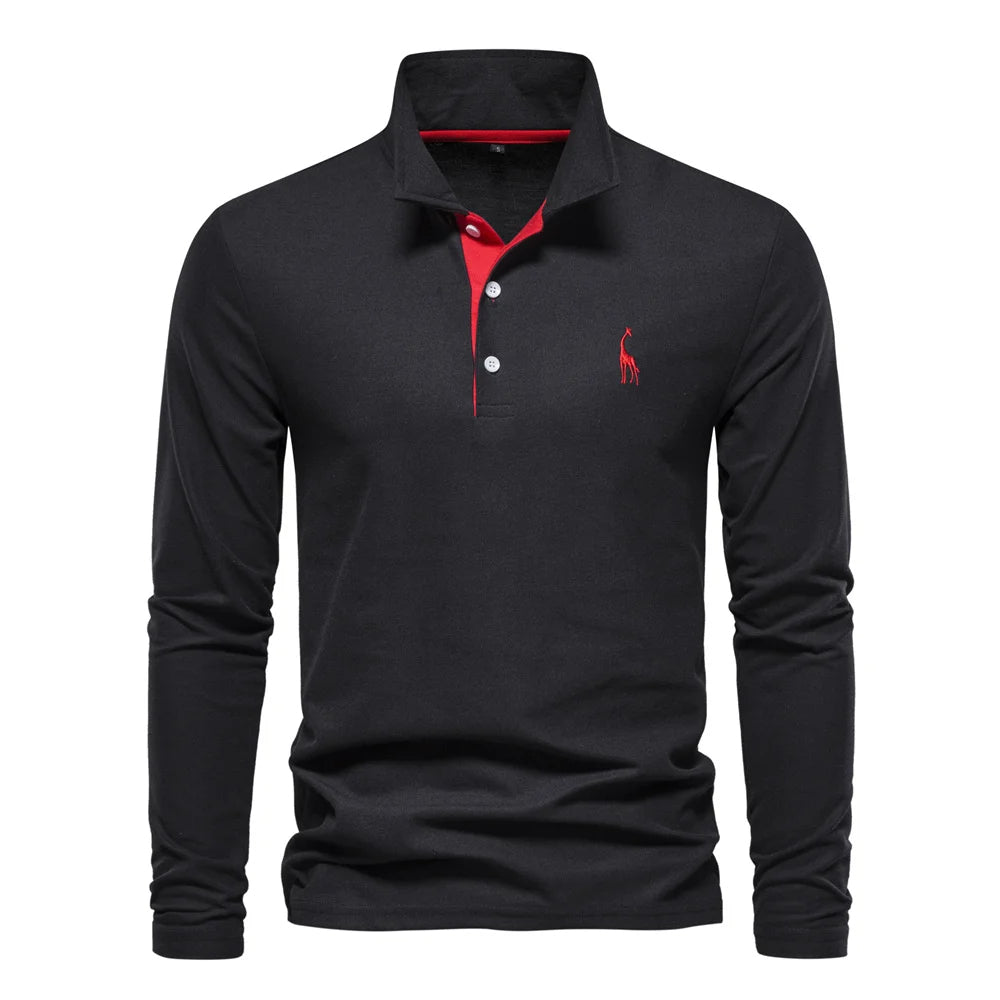 Klassiek Heren Polo Shirt met Knoopsluiting - Casual en Elegant