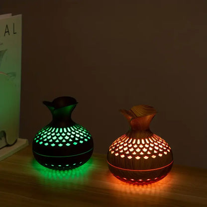 Bloem Aroma Vernevelaar - Moderne Diffuser met Nachtlampje