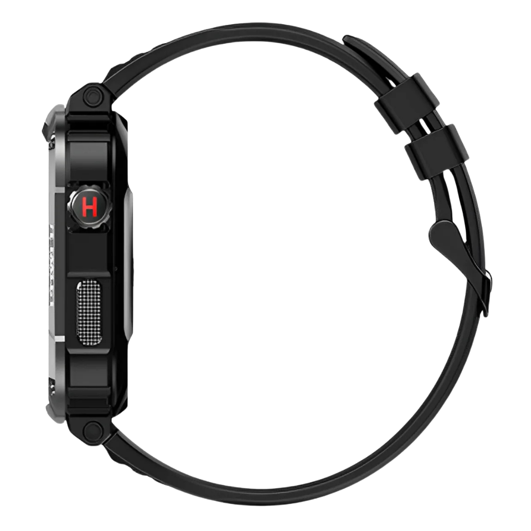 IronPulse X1 Robuuste Smartwatch – Schokbestendig, Waterdicht & Gezondheidsmonitor
