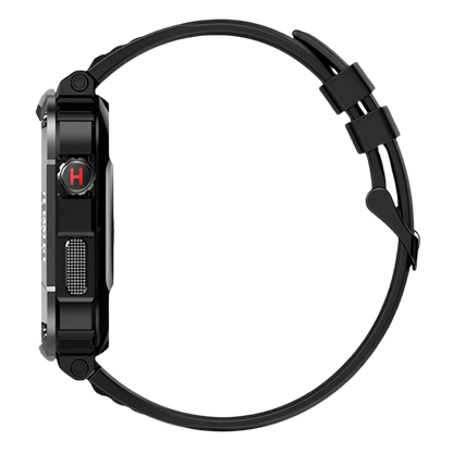IronPulse X1 Robuuste Smartwatch – Schokbestendig, Waterdicht & Gezondheidsmonitor