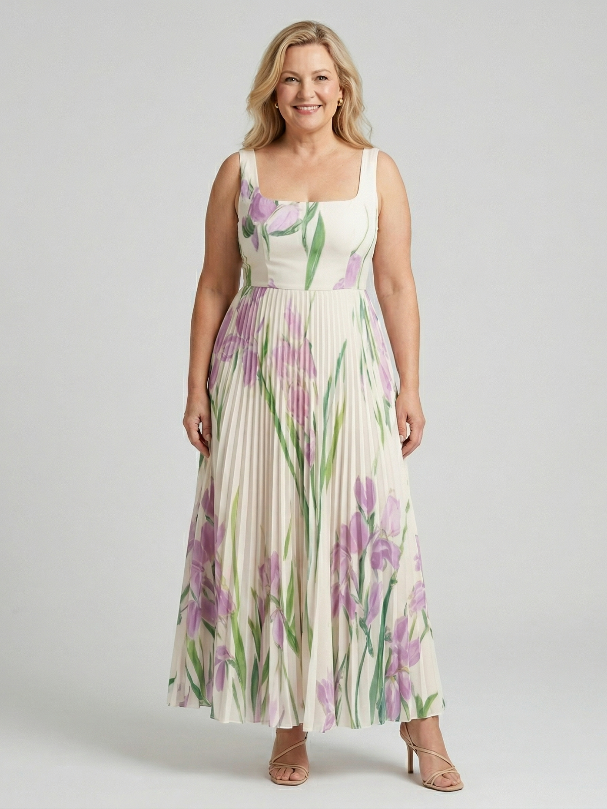 BloesemLuxe Maxi Jurk Met Bloemenprint