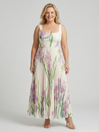 BloesemLuxe Maxi Jurk Met Bloemenprint