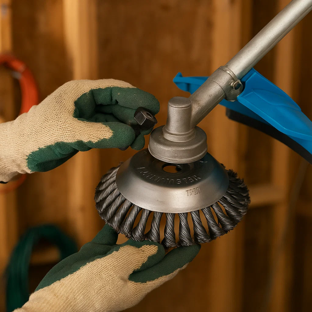 GrasSnij TurboKop – Universele 6-Mes Onkruidborstel voor Trimmers