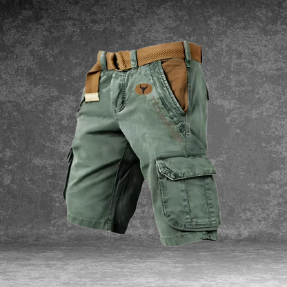 TrailFlex Pro Cargo Shorts – Comfortabele Heren Short met Meerdere Zakken, Ademend & Duurzaam voor Outdoor & Casual Gebruik