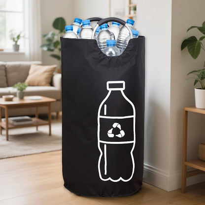 Grote Opvouwbare Recyclingbak – Duurzame Cilindrische Afval- en Opbergoplossing