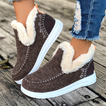 Cozy Women's Warm Slippers PlushSoft – Winter Slippers with Non-Slip Sole