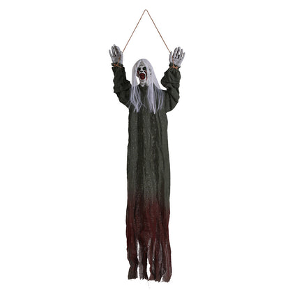 Halloween Hangdecoratie – Griezelige Spookgeest met Bloedvlekken