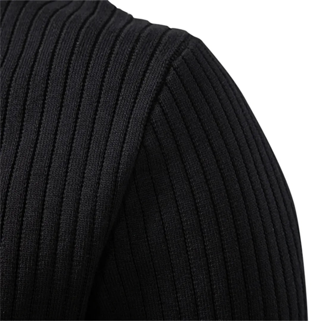 Getailleerde Heren Trui met Knoopsluiting - Comfortabel Dagelijks Wear