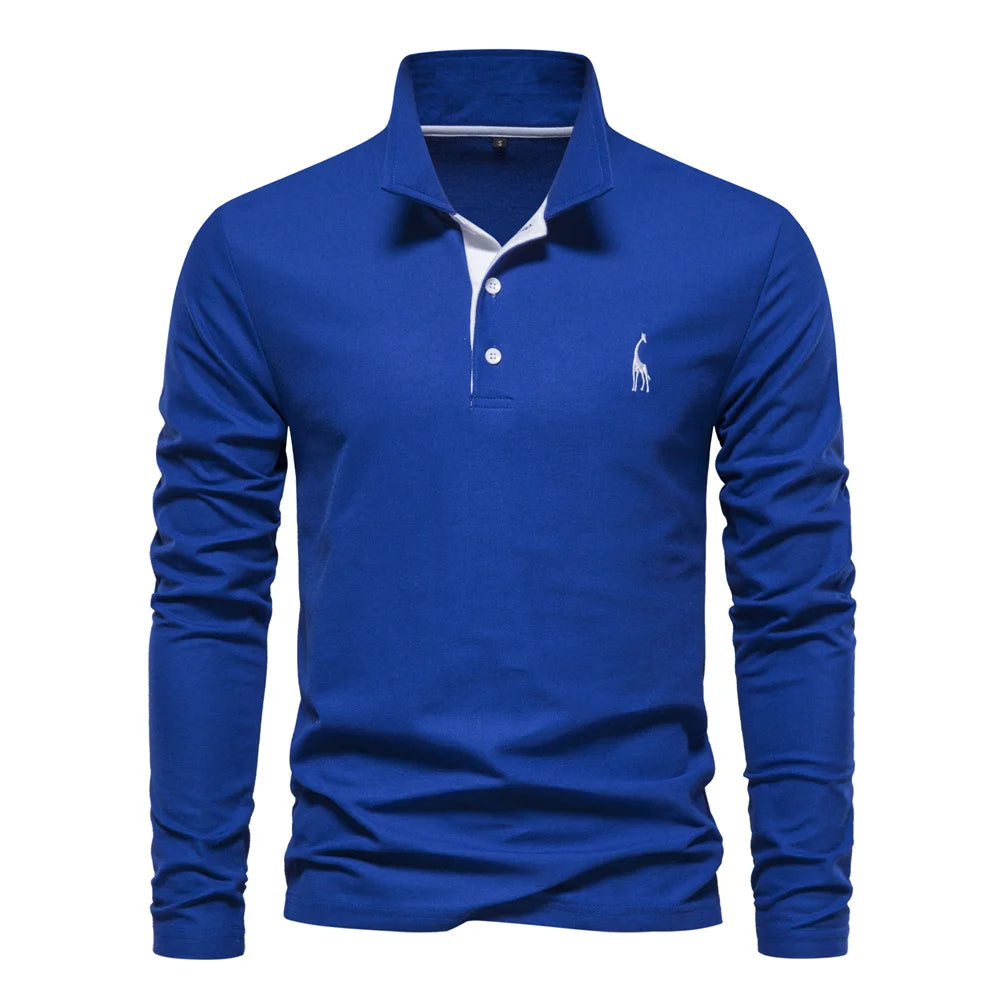 Klassiek Heren Polo Shirt met Knoopsluiting - Casual en Elegant