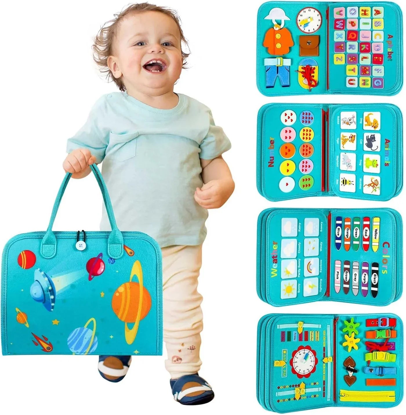 OntdekVilt Montessori Drukbord – Educatief Activiteitenboek voor Peuters (2–4 jaar)