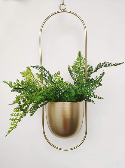 HaloRing Hangplantenhouder – Metalen hangende plantenbak voor binnen en buiten