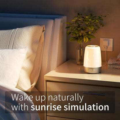 LichtStart Wake-Up Lamp – Zonsopgangsimulatie en Dimbaar Nachtlicht