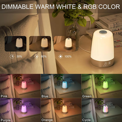 LichtStart Wake-Up Lamp – Zonsopgangsimulatie en Dimbaar Nachtlicht
