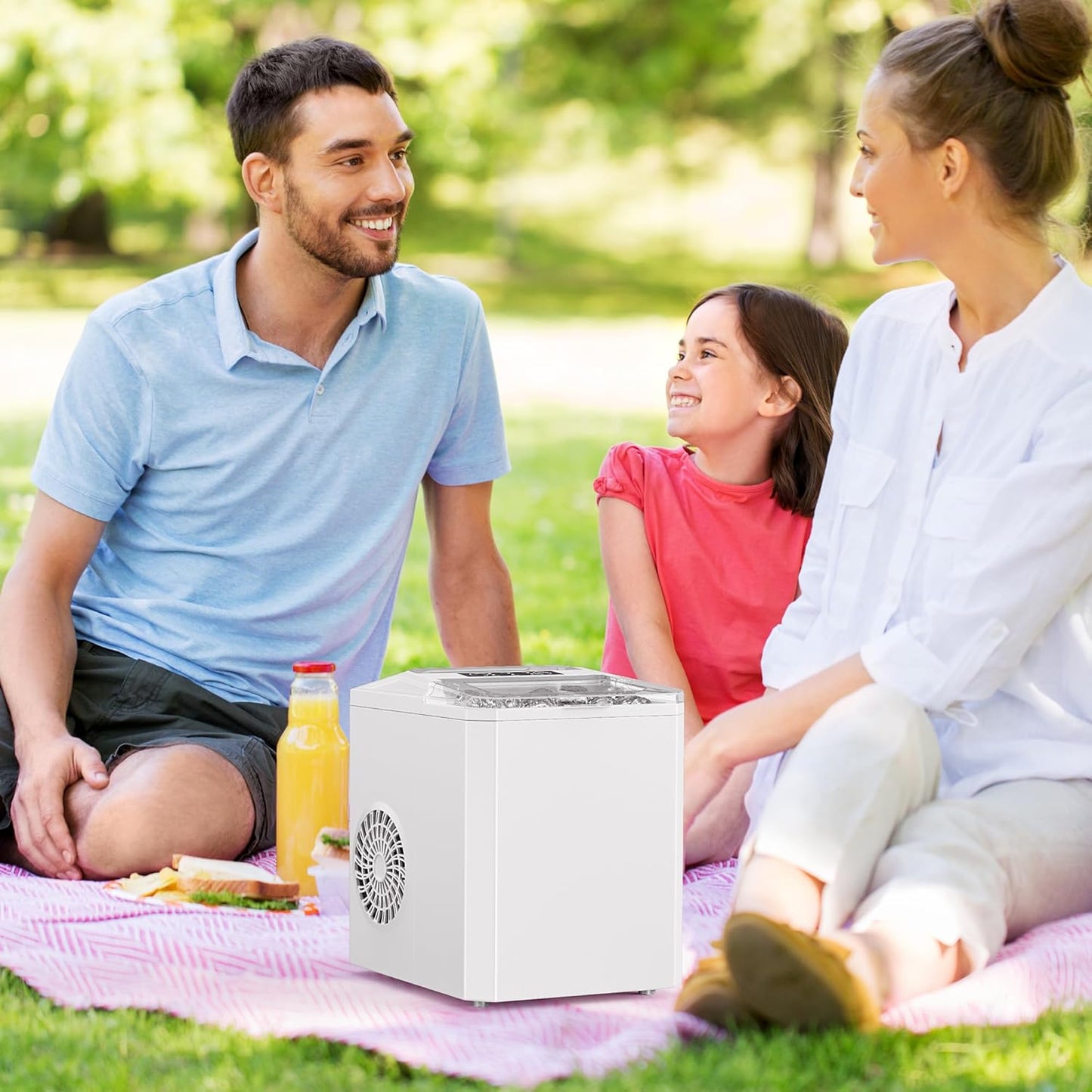 IceQuick | Snelle Tafel IJs Maker met Zelfreiniging & Kogelvormige IJsblokjes