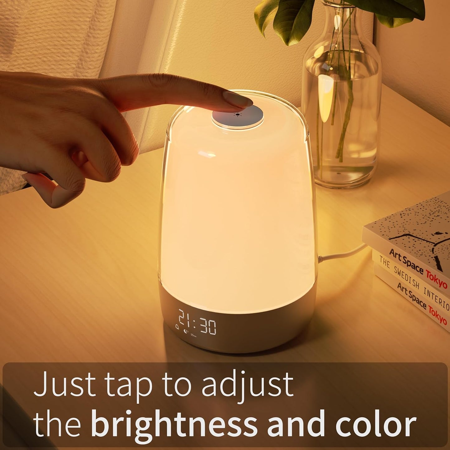 LichtStart Wake-Up Lamp – Zonsopgangsimulatie en Dimbaar Nachtlicht