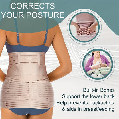 HerstelBand 3-in-1 Postpartum Buik- en Bekkenband voor Moeders
