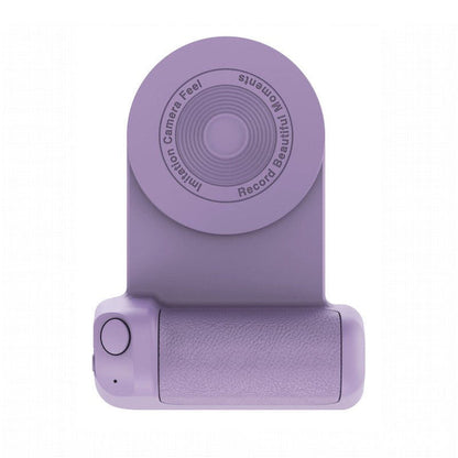 Griply Magnetische Telefoonhouder met Draadloos Opladen – Anti-Tril Handgreep voor Stabiele Opnames