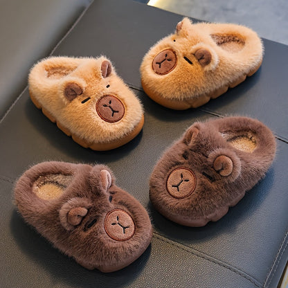 KnuffelPoot Kinderslippers met Fleece en Antislip Zool