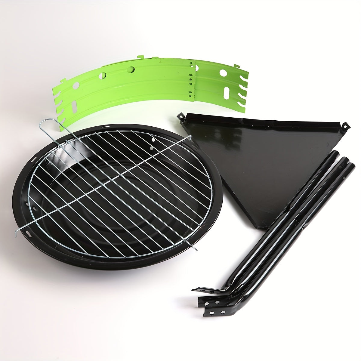 GrillNova Compacte Buitenbarbecue met Windbescherming