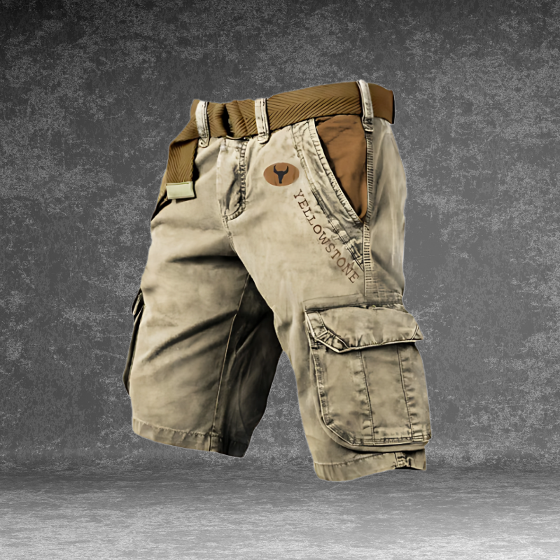 TrailFlex Pro Cargo Shorts – Comfortabele Heren Short met Meerdere Zakken, Ademend & Duurzaam voor Outdoor & Casual Gebruik