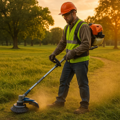 GrasSnij TurboKop – Universele 6-Mes Onkruidborstel voor Trimmers