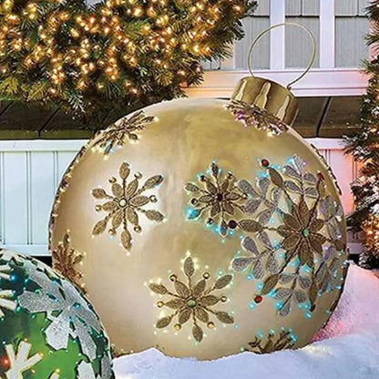 Jumbo Kunststof Kerstballen – Weerbestendige Kerstdecoratie voor Binnen & Buiten