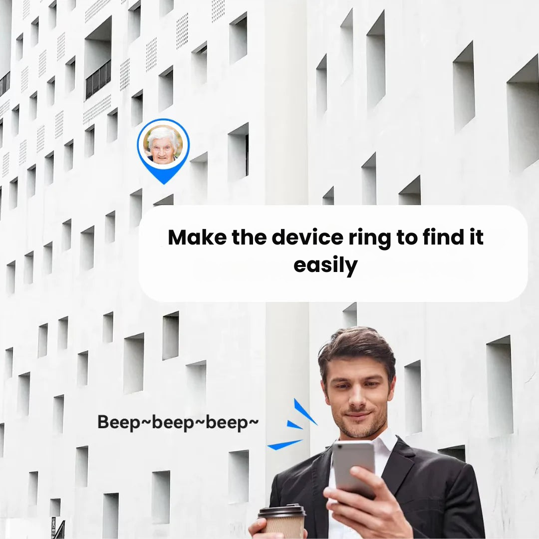 Senioren GPS volgapparaat met realtime locatie en lange batterijduur