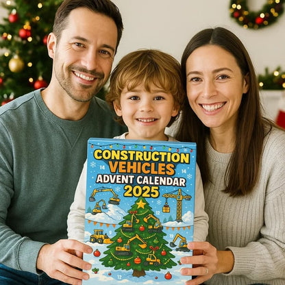 Bouwvoertuigen Adventskalender 2025 – 24 dagen miniatuur bouwplezier voor kinderen