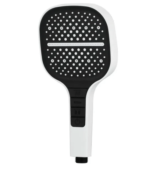 HydraLux 7-standen Douchesproeier – Waterbesparend & Antikalk – Vierkant Chroom