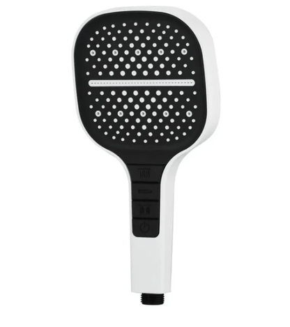 HydraLux 7-standen Douchesproeier – Waterbesparend & Antikalk – Vierkant Chroom