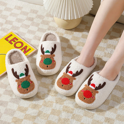 Warme Kerstpantoffels van Pluche