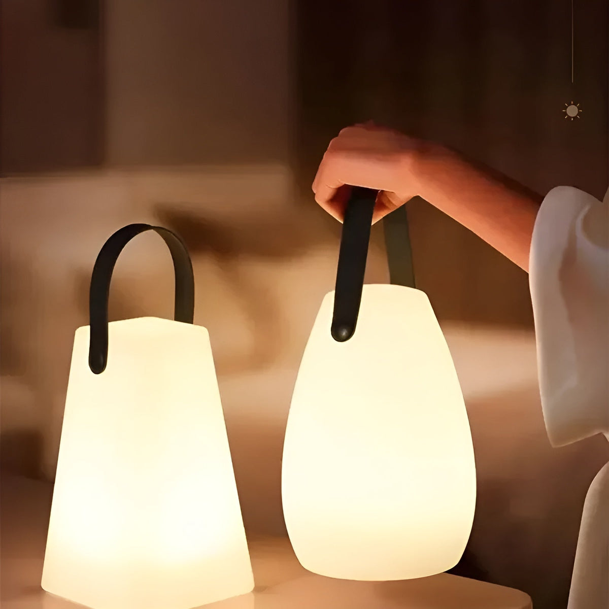 Draadloze Kleur-LED Tafellamp - Waterdicht voor Binnen & Buiten