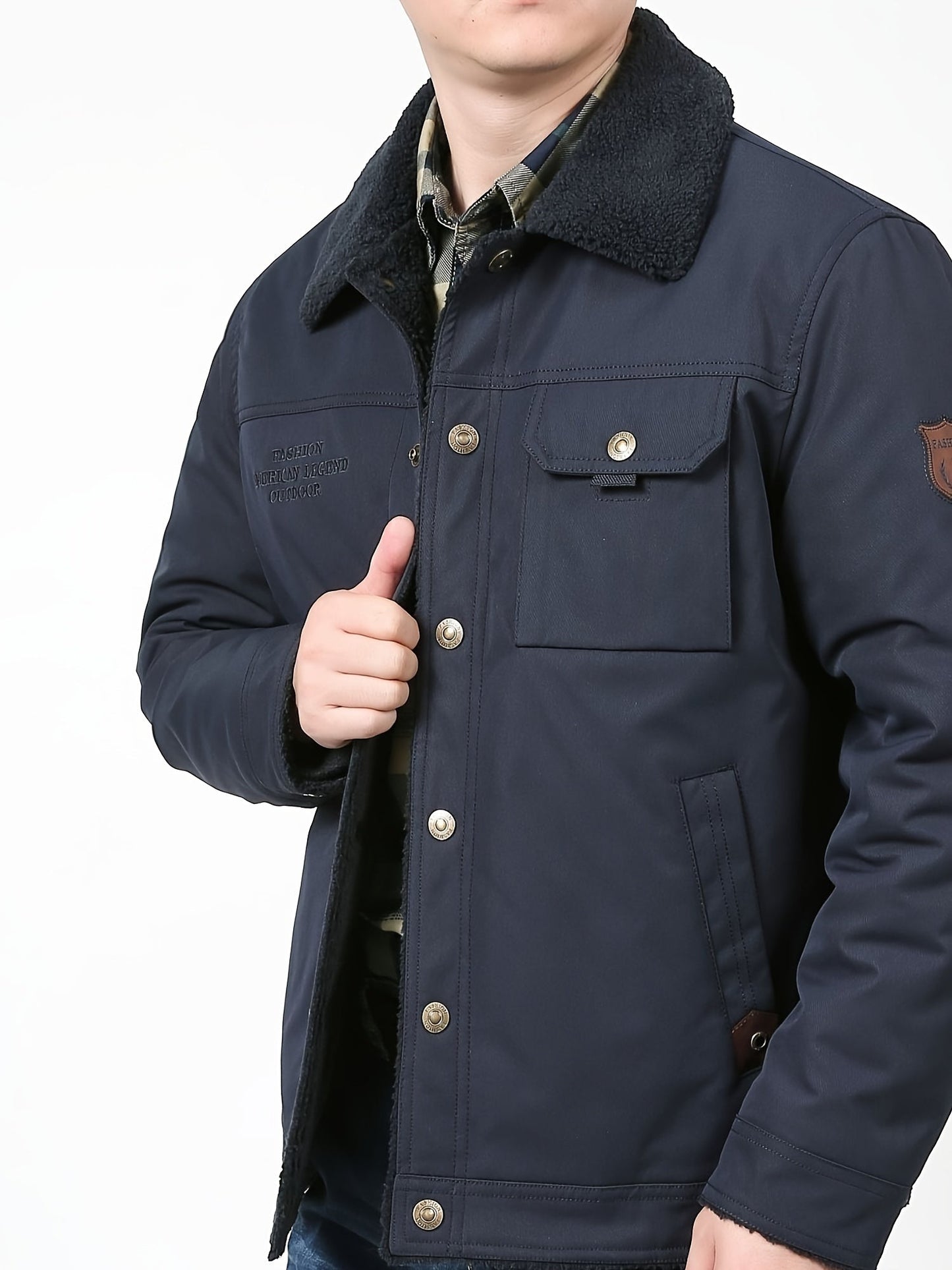 NordHaven Winter Jacket for Men – Warm Water-Repellent Coat with Lining