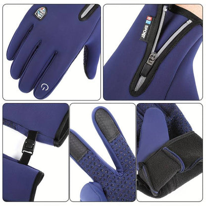 Verwarmbare USB Winterhandschoenen met Touchscreen - Waterdicht & Winddicht